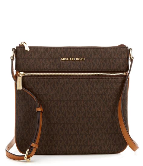 michael kors flat crossbody purse